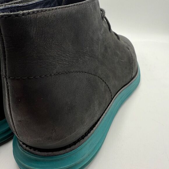 Cole Haan Lunargrand Chukka Boots Black Suede Booties - Men’s US 11 - Picture 9 of 12